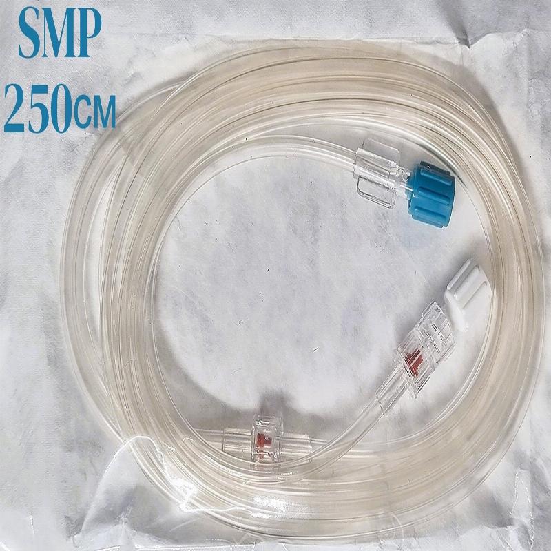 Стерильна інфузійна трубка одноразового використання: HT-L2502. 1-96" (2500мм) Подовжувач прямий з подвійним зворотнім клапаном.